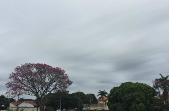 Tempo instável em Mato Grosso do Sul ocasionado pelo avanço de uma frente fria