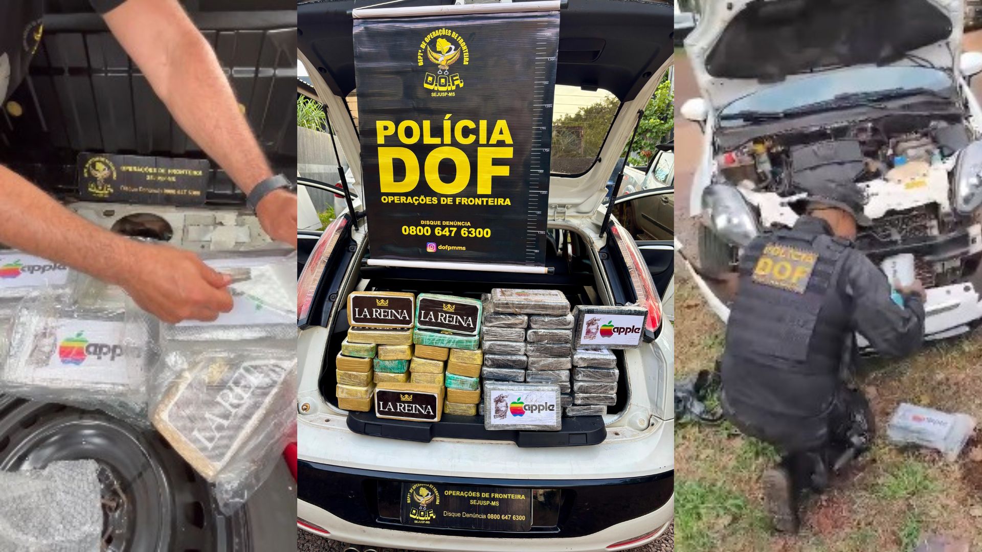 Cocaína em Ponta Porã: Motorista Flagrou R$ 3 Milhões em Drogas